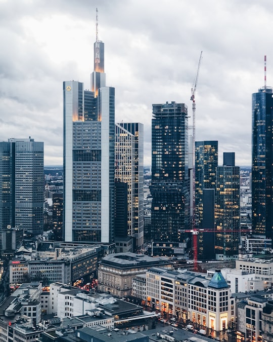 highrise buildings in Frankfurt Germany