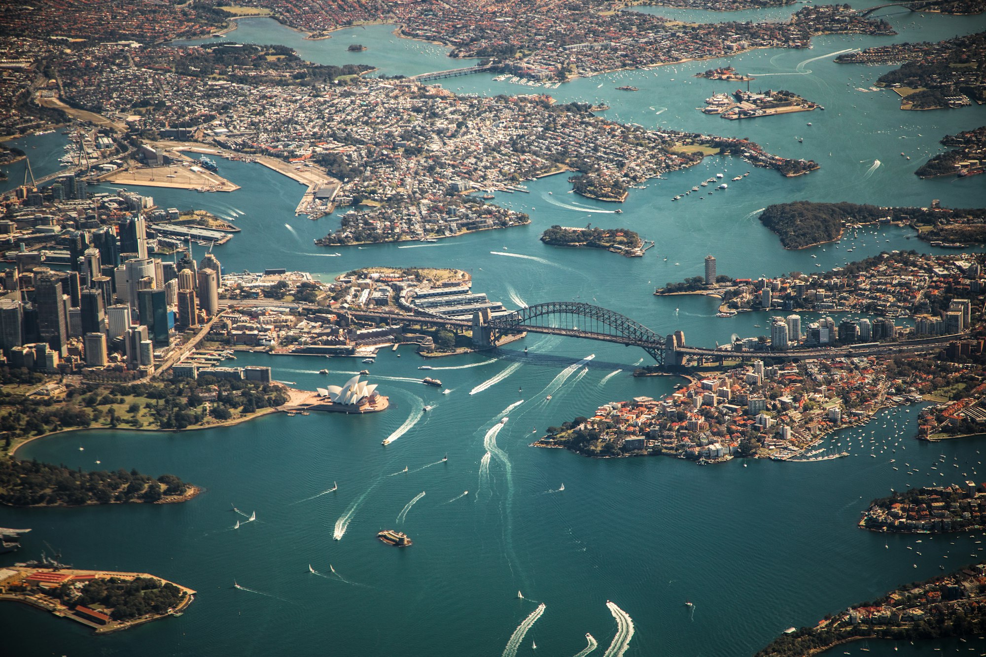 Birds Eye View of Sydney