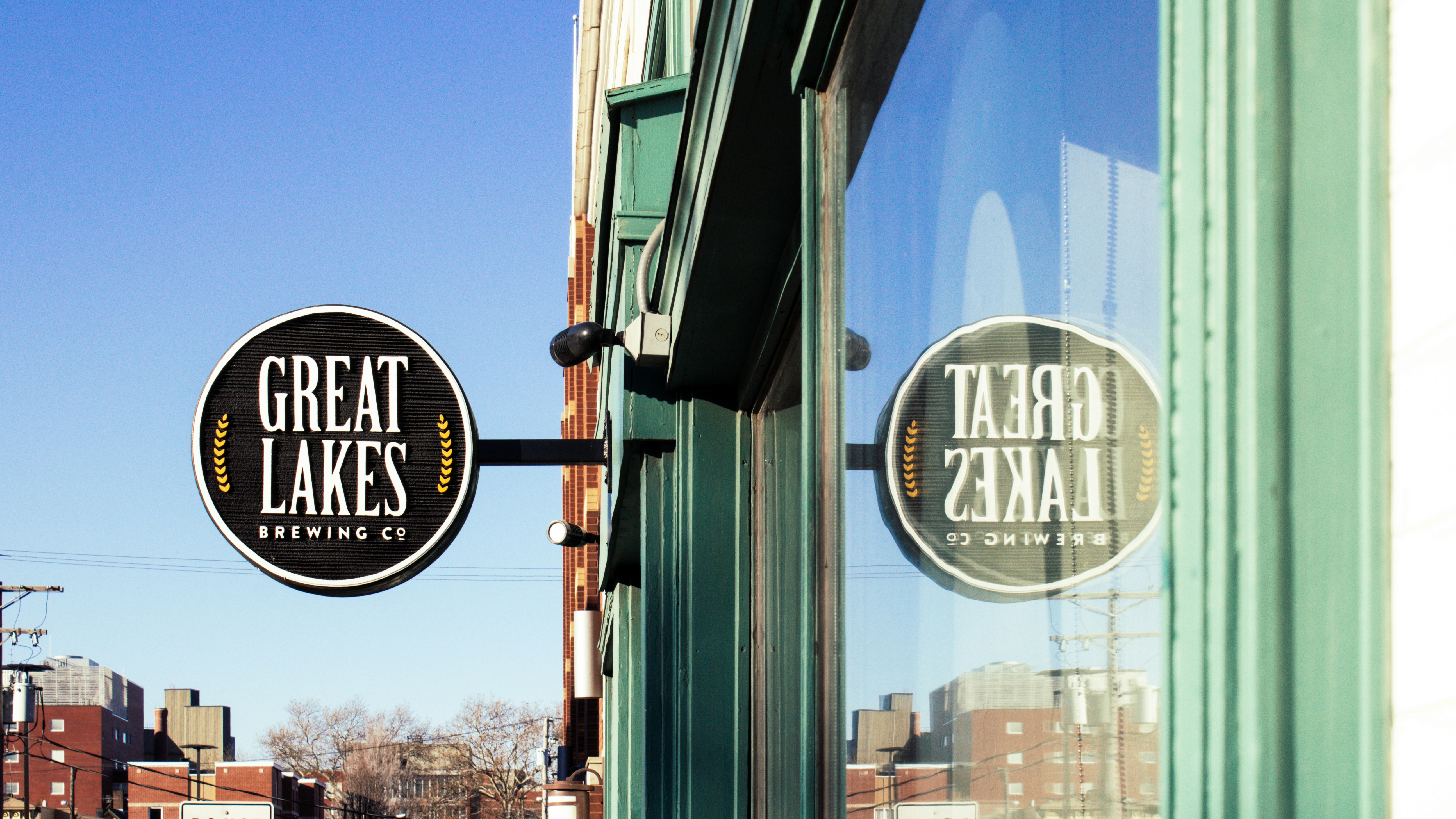 photography of Great Lakes store facade, December 2018. Cleveland, OH.