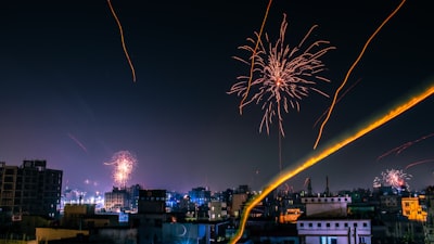fireworks dispaly lunar new year google meet background