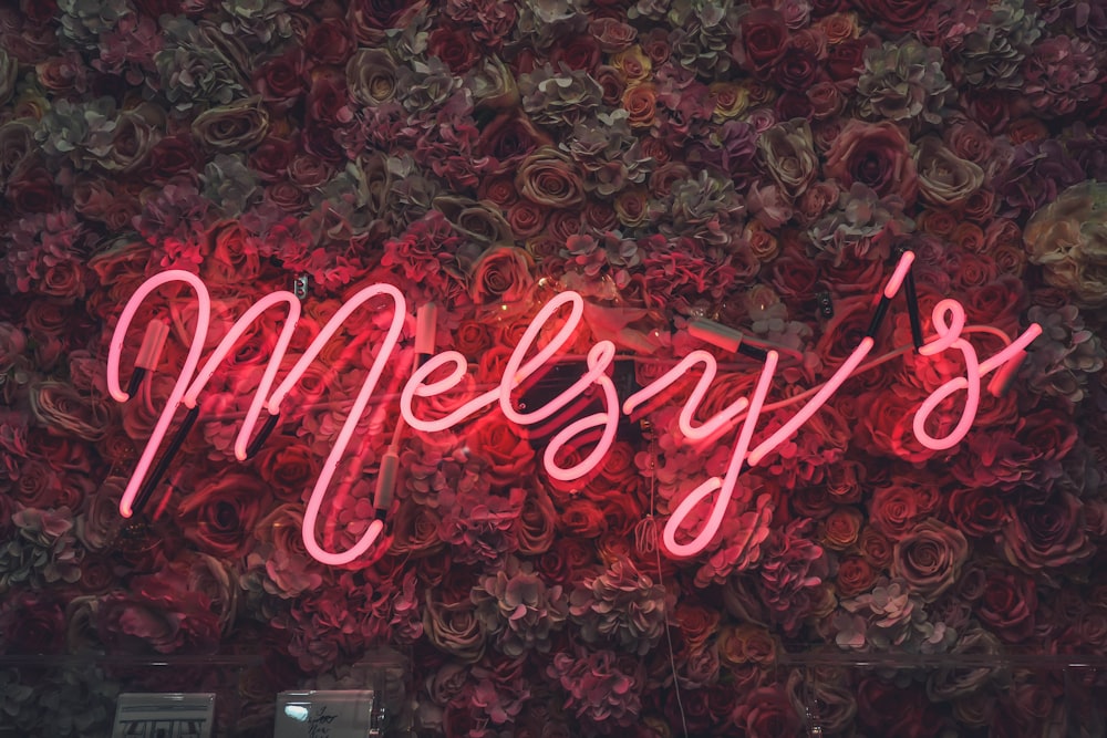 Melsy's LED signage