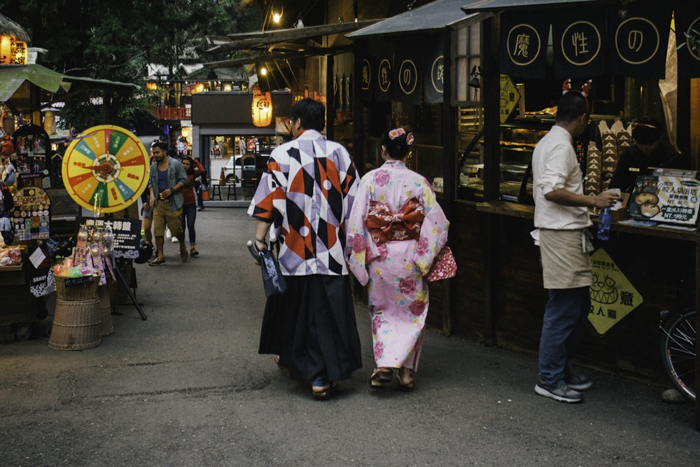 people walking