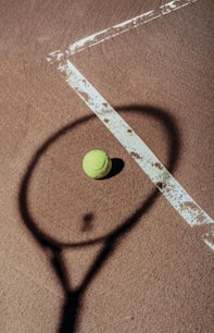 green tennis ball