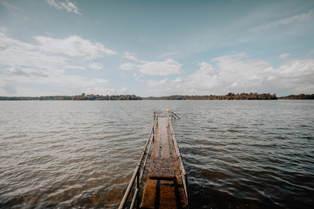 brown wooden dock during daytime