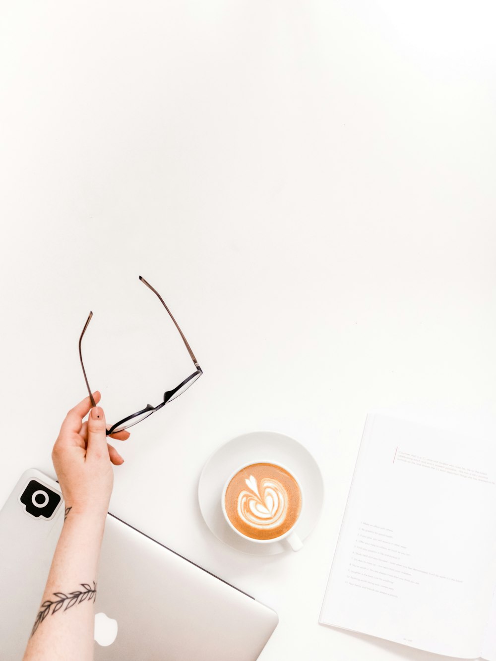 coffee latte on table