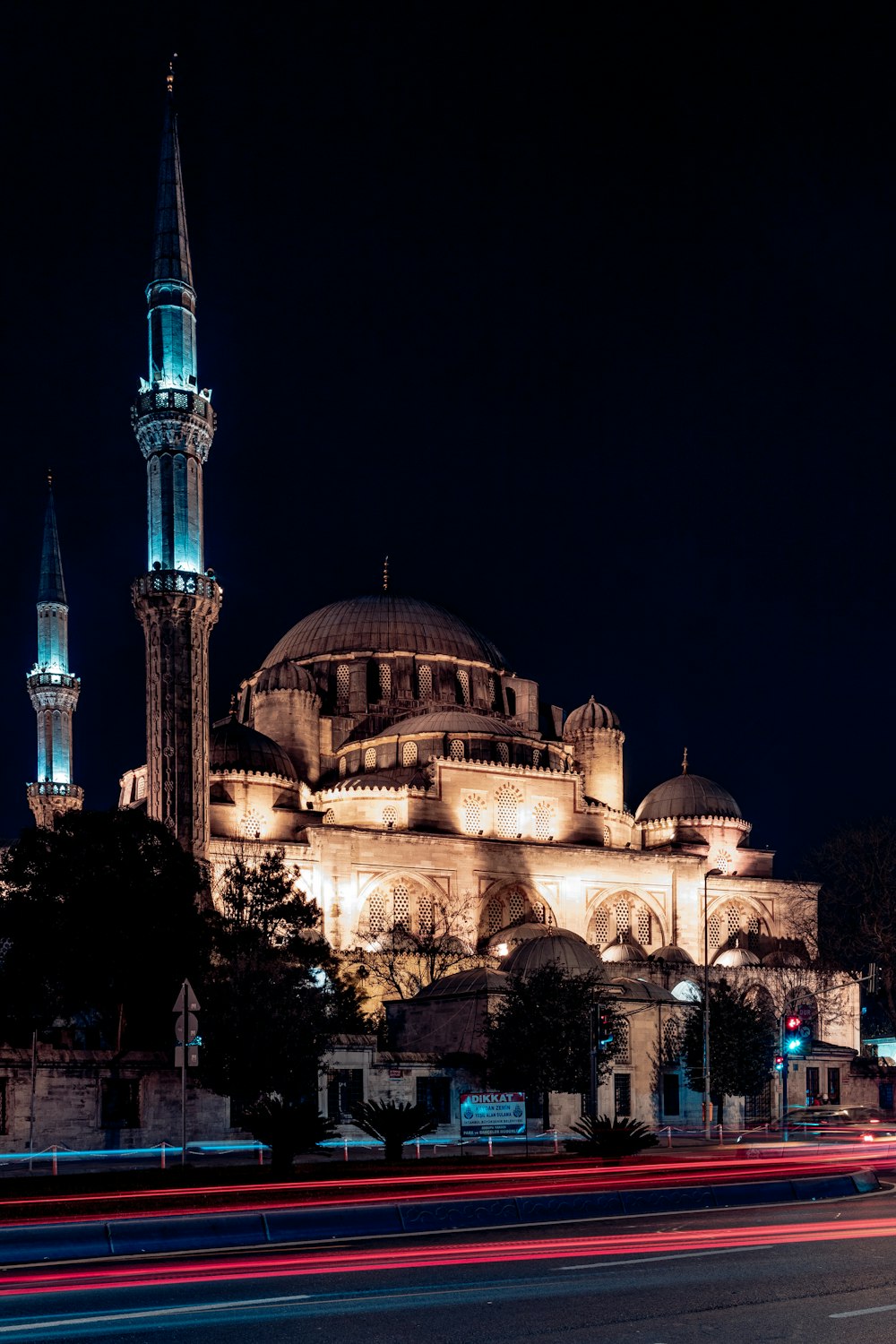 brown concrete dome temple during nighttime