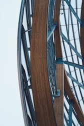 A beautifully designed custom furniture piece showcasing a blend of wood and steel.