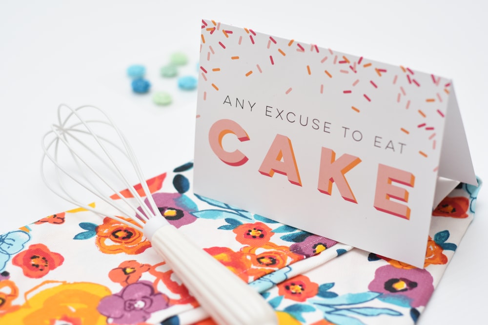 any excuse to eat cake card