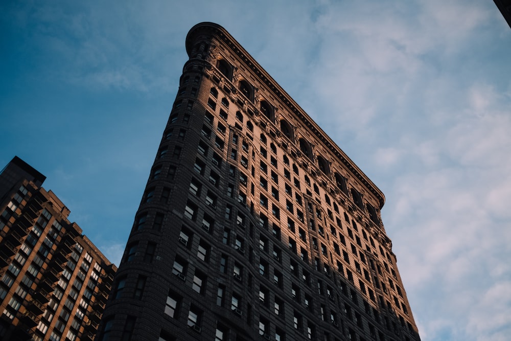 low-angle photography of Flatiron Building of Manhattan, New York