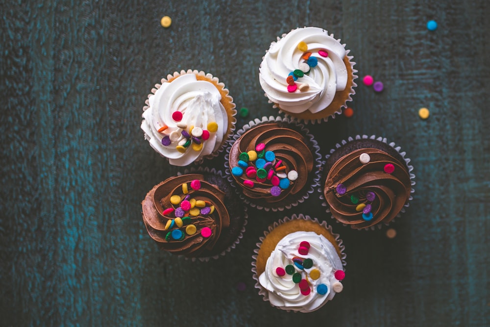 variety of cupcakes