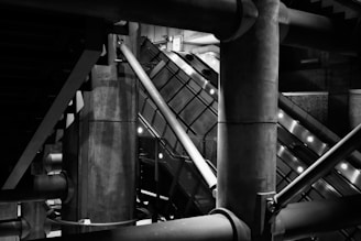 A vibrant image showcasing advanced epoxy coating applications in an industrial setting.