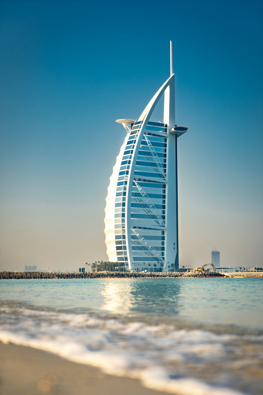 Burj Al Arab Dubai, Emirados Árabes Unidos durante o dia