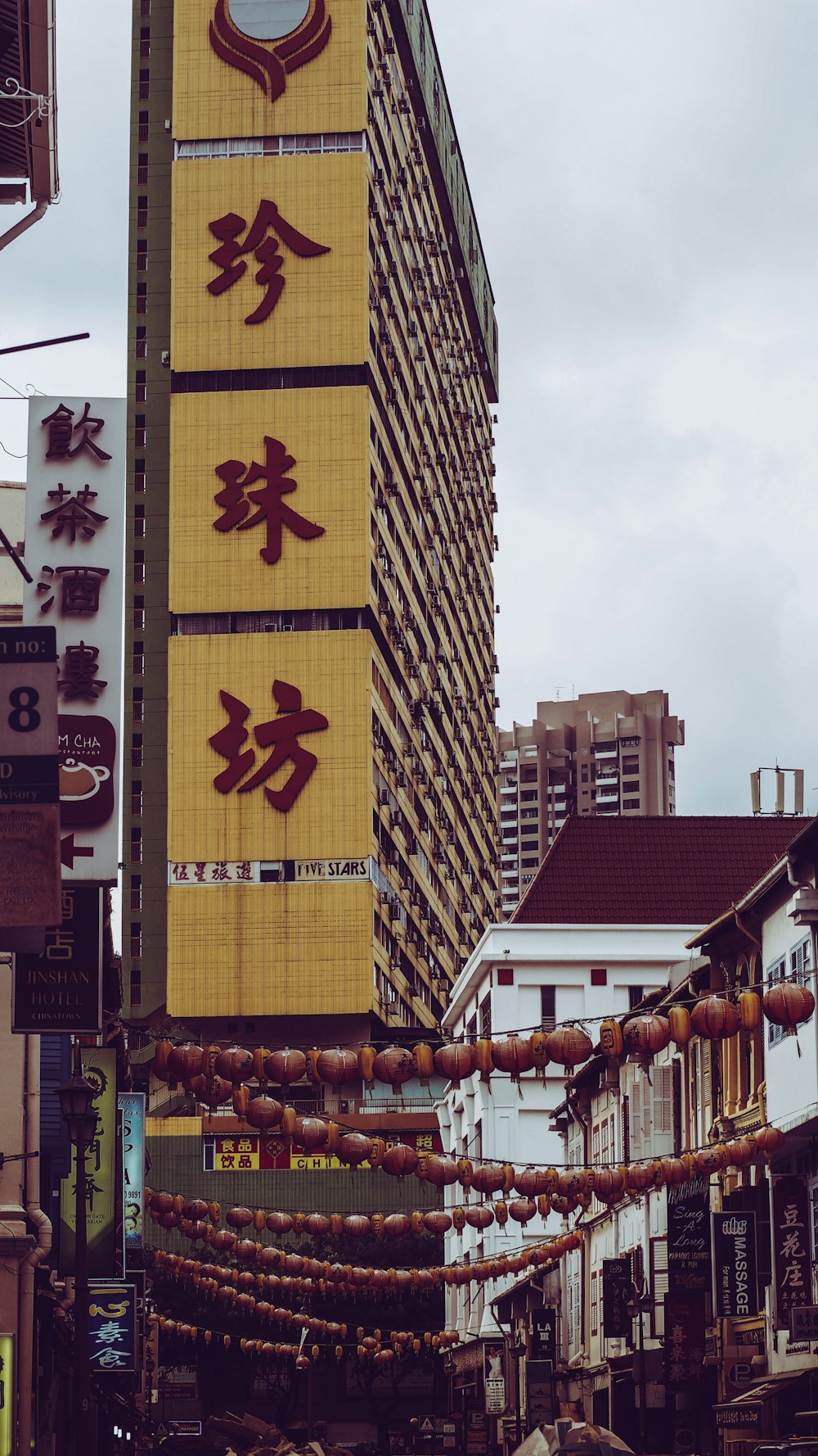 Kanji script signage view