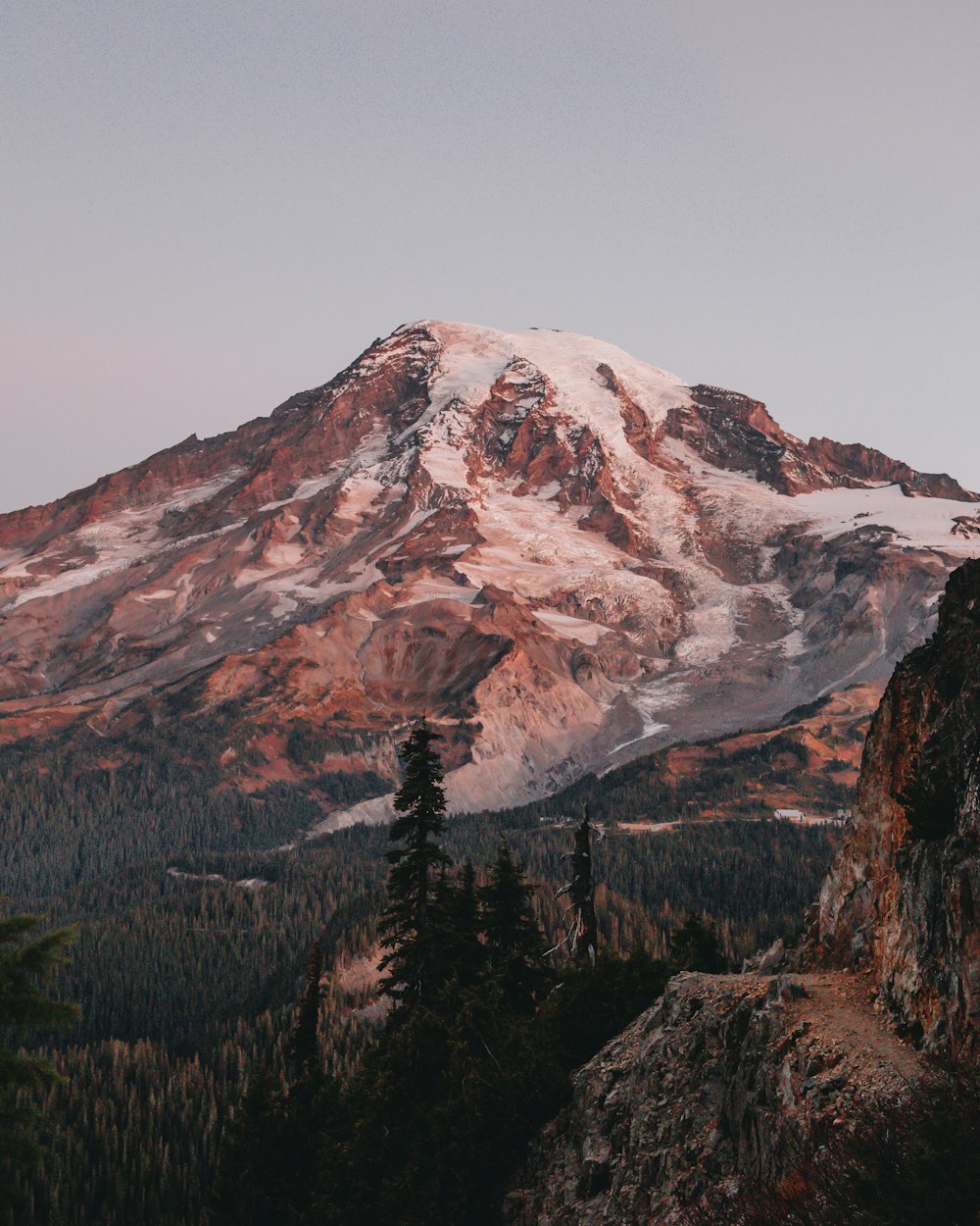 snow covered mountain