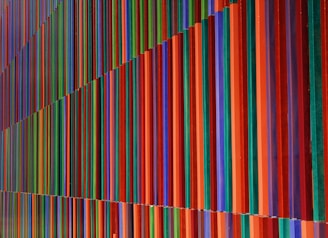 multicolored striped illustration