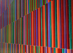 multicolored striped illustration