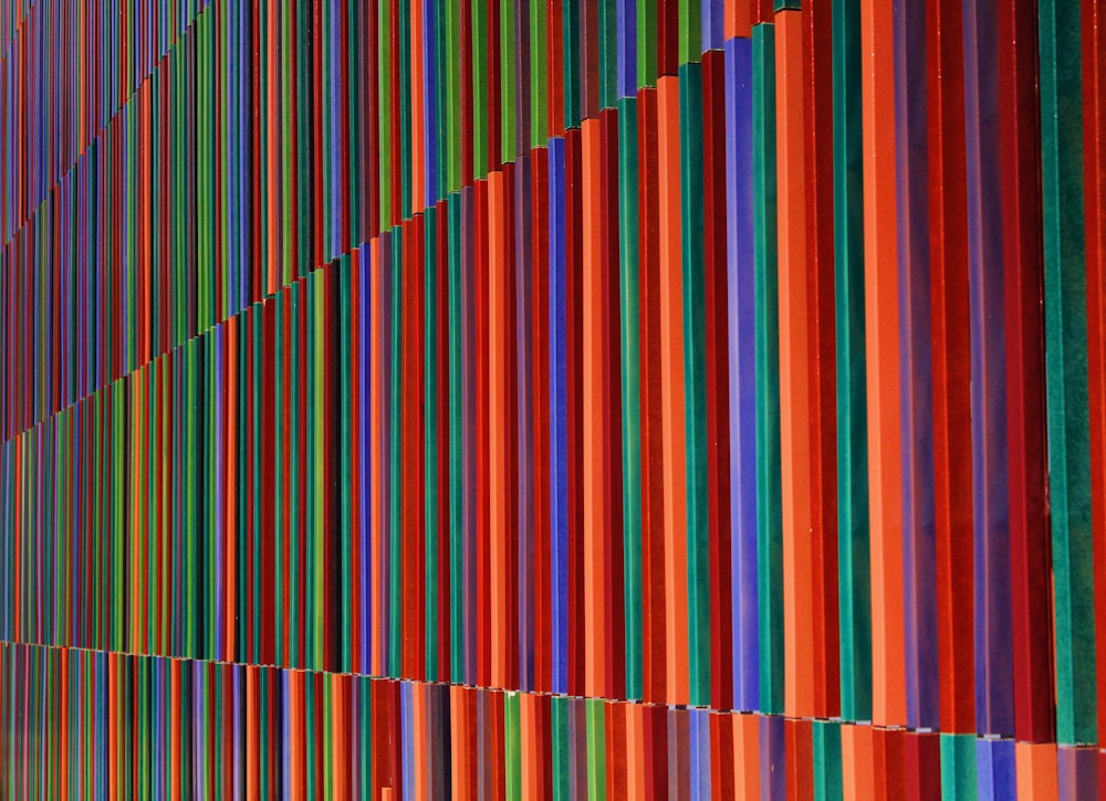 multicolored striped illustration