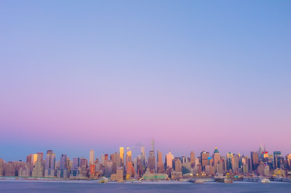 high rise buildings photo during dawn