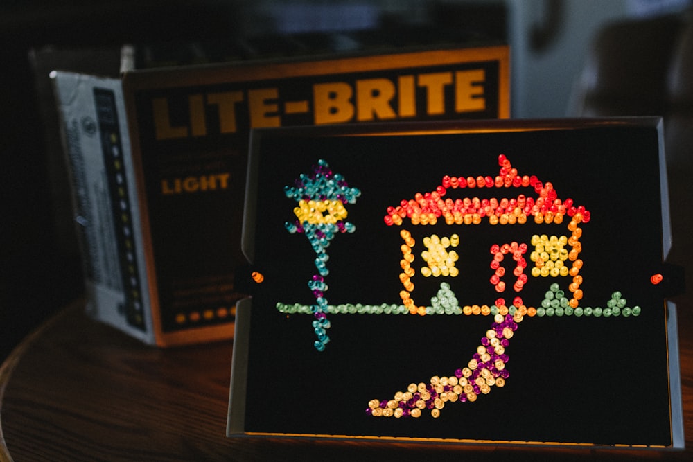 Lite-Brite box