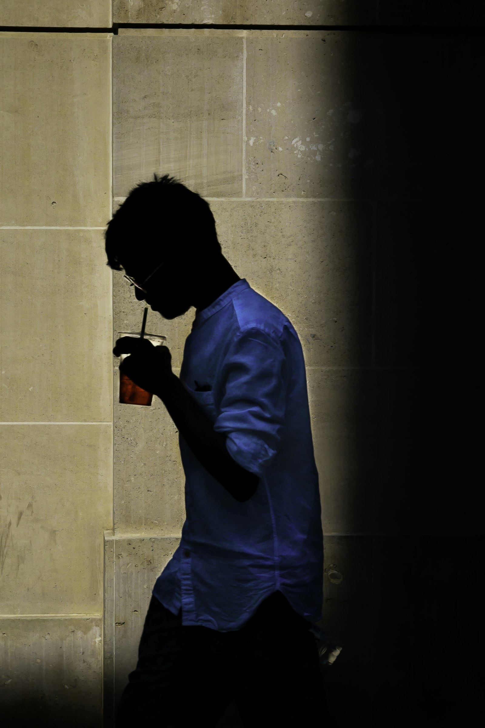 Sigma 18-50mm f/2.8 Macro sample photo. Man wearing blue button-up photography