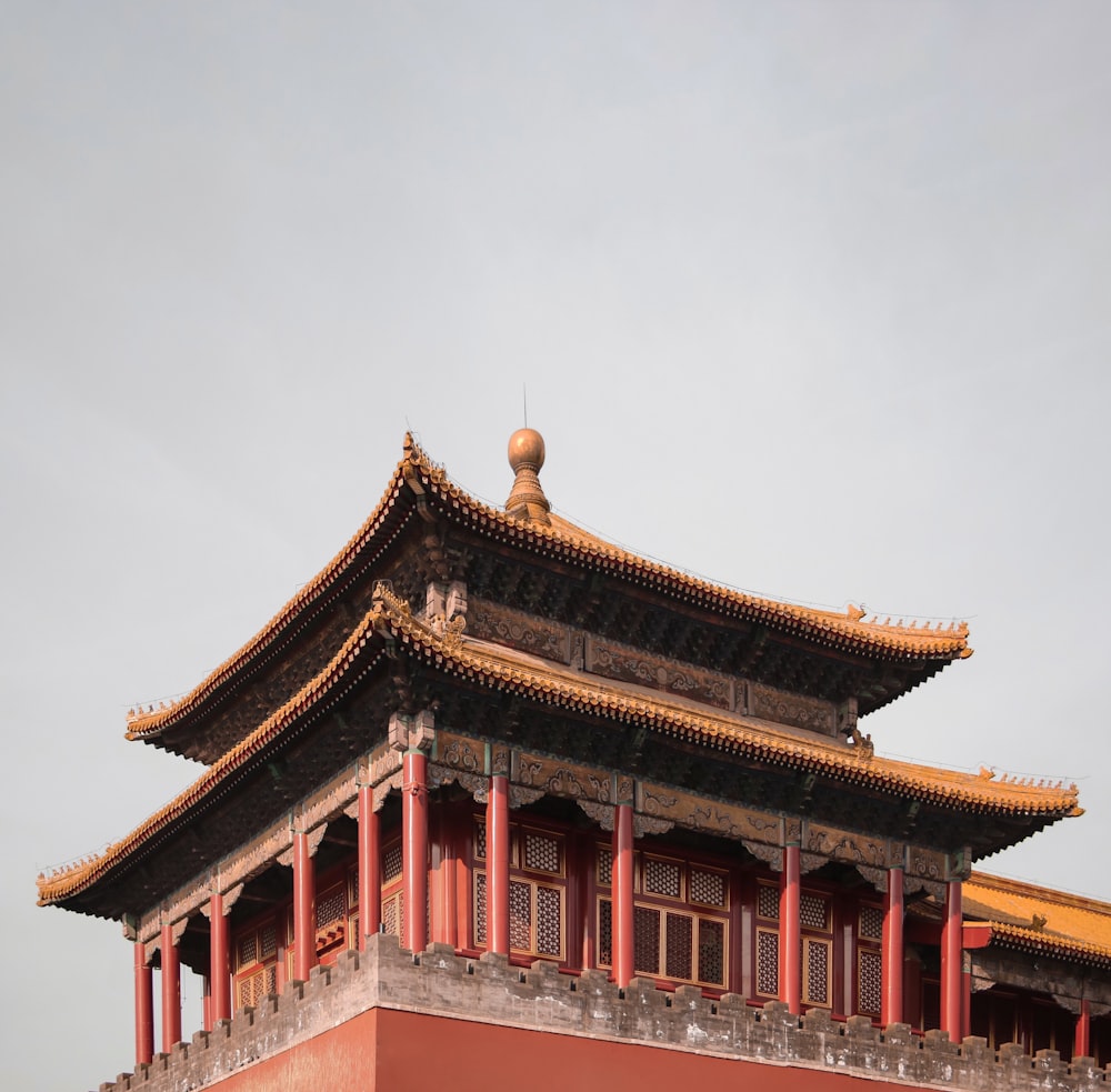 brown wooden temple