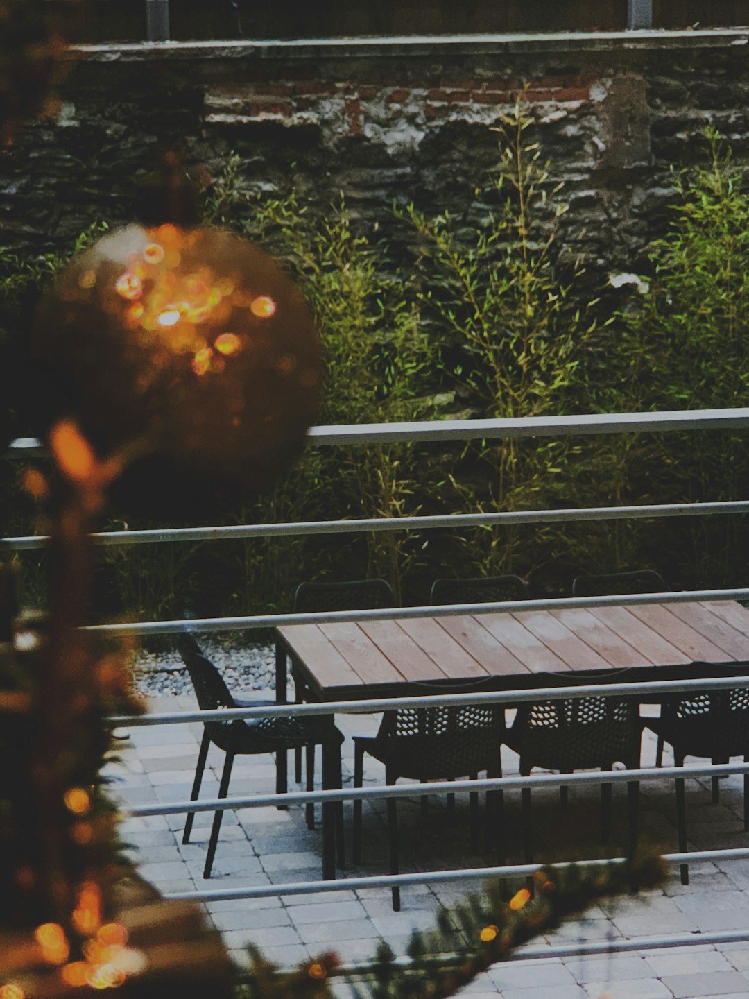 rectangular brown wooden table