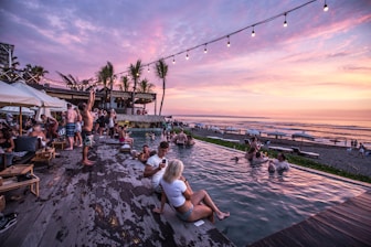 people in swimming pool