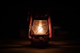 lighted lantern lamp