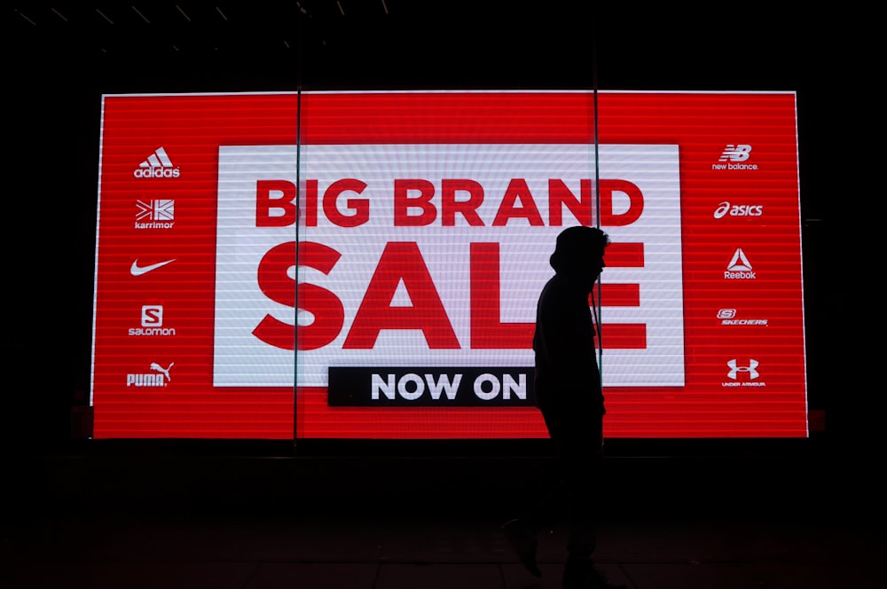 Sinalização de néon Big Brand Sale