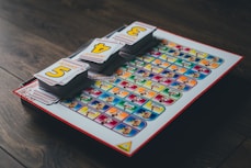 white learning number trading cards