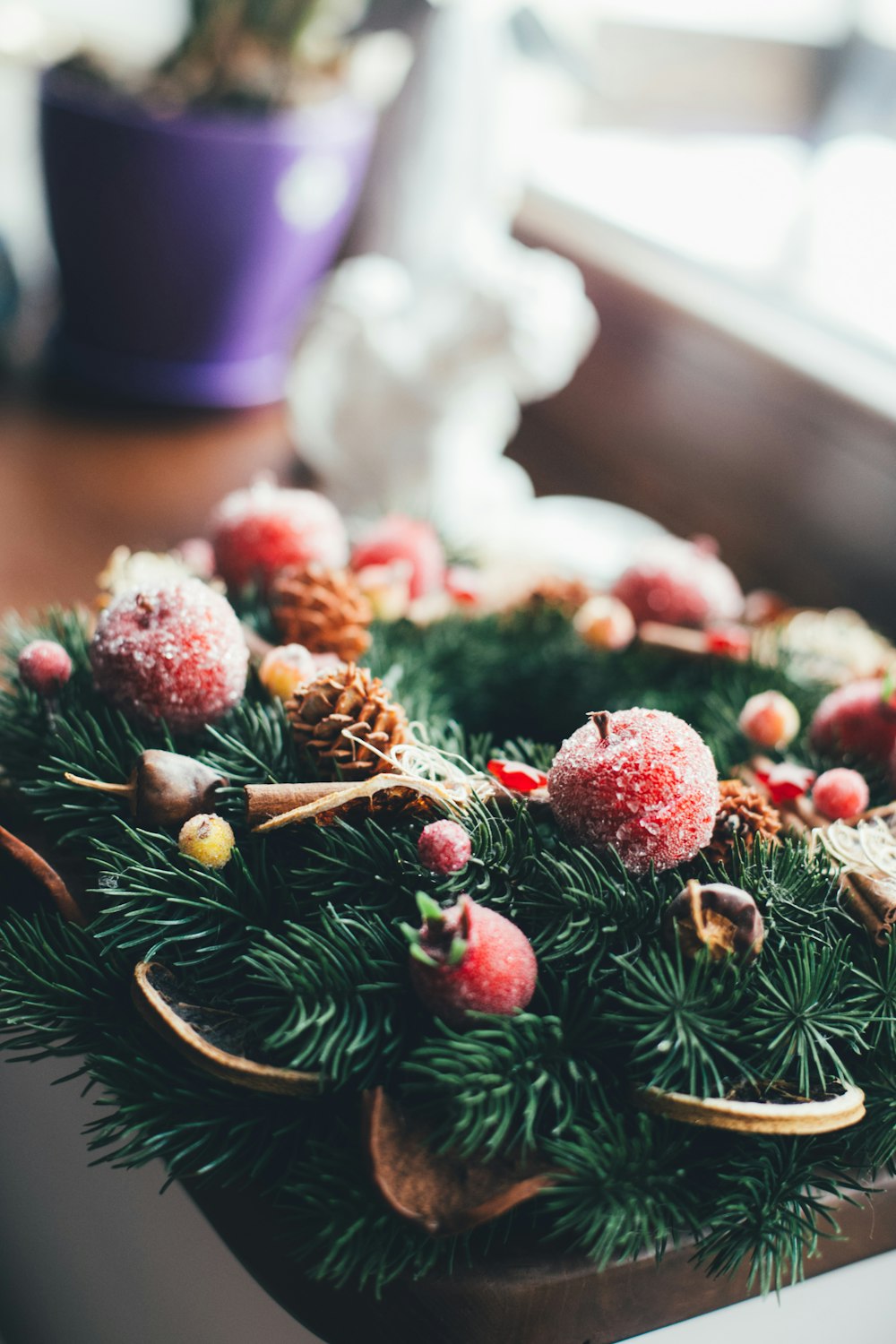 green wreath