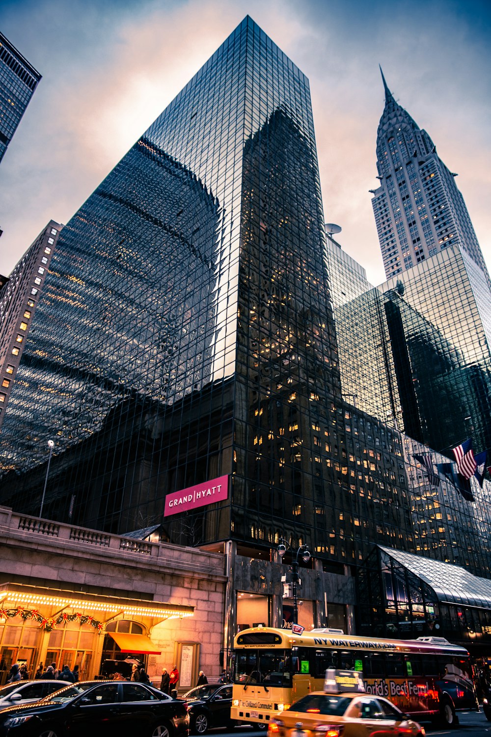 low angle photo of high-rise building