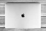 A sleek Apple product showcasing its elegant design.