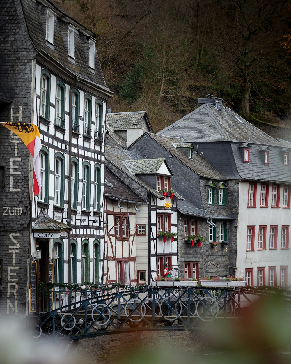 gray and white houses during daytime