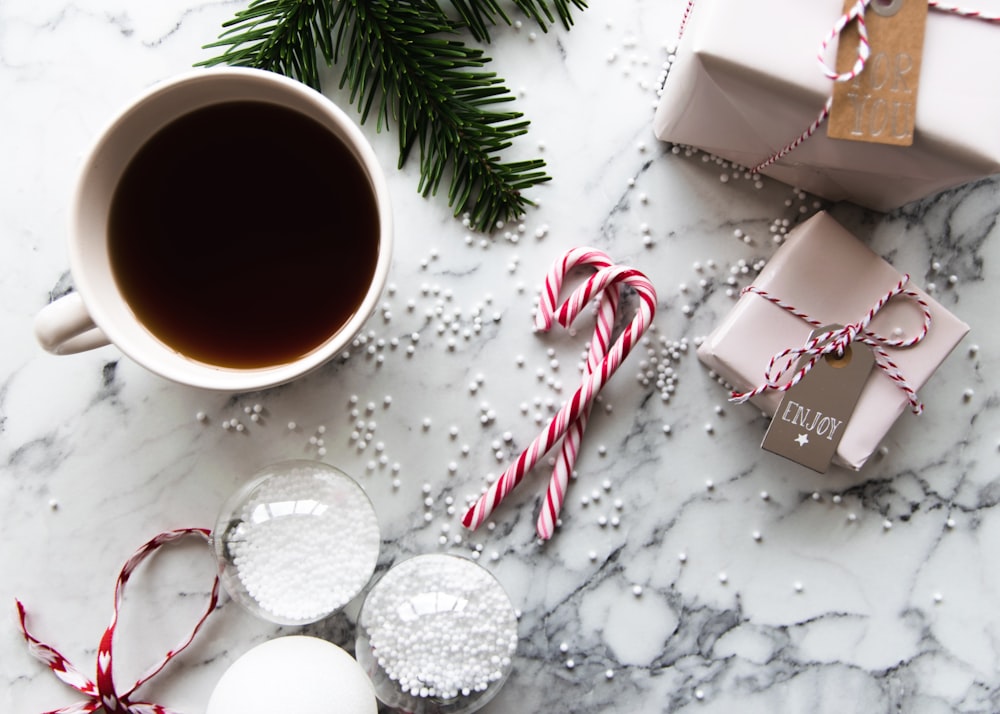 white ceramic teacup