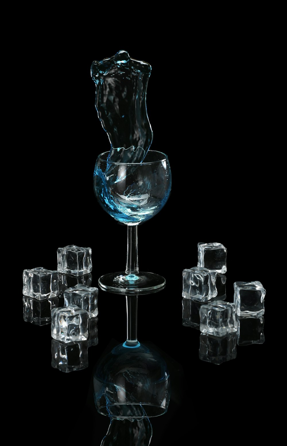 clear short stem glass