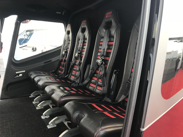 Interior view of the 4-door buggy highlighting the roomy seats and modern controls