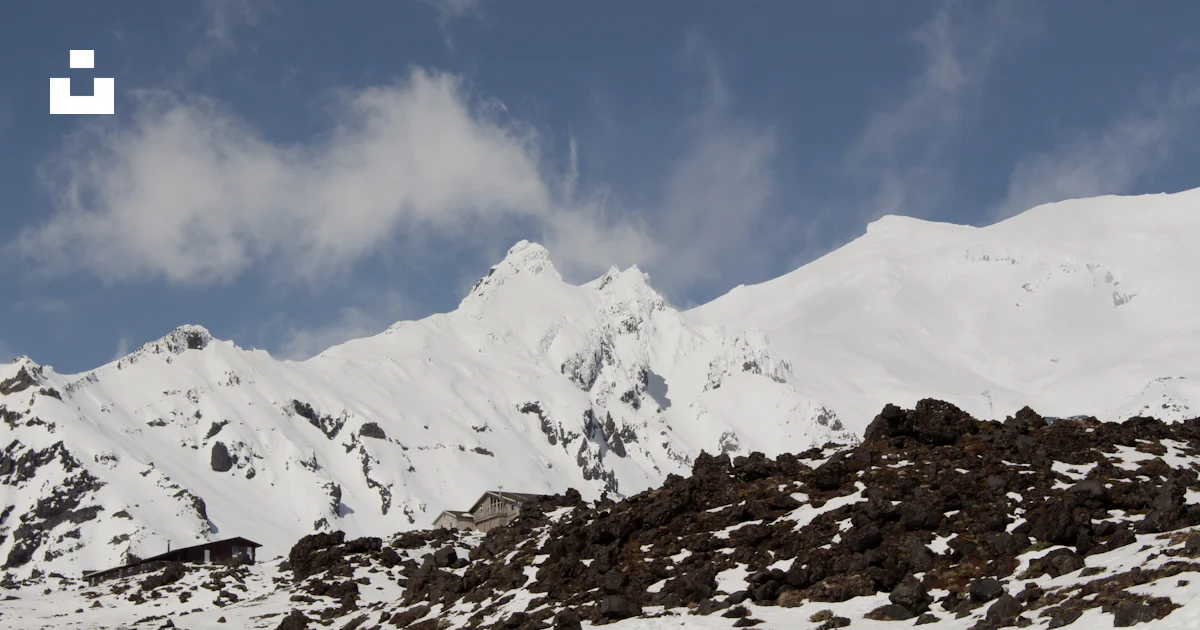 Snow In Nature Mountain covered with snow in nature photography photo – Free Snow ...