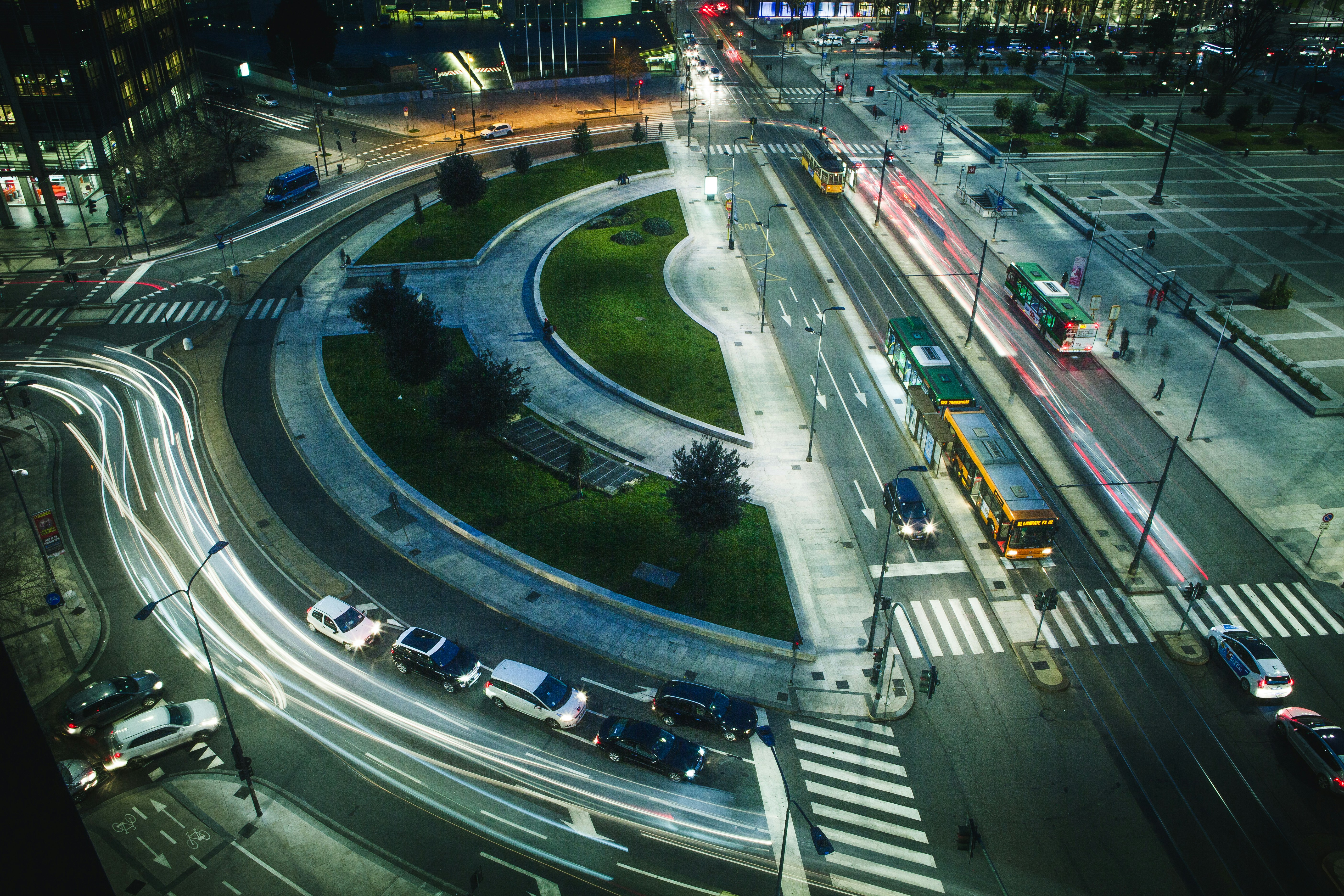 A night time view from our hotel window on a client shoot in Milan. After a long day of pharmaceutical shooting, we ended up with a few beers shooting long exposures out of our window.