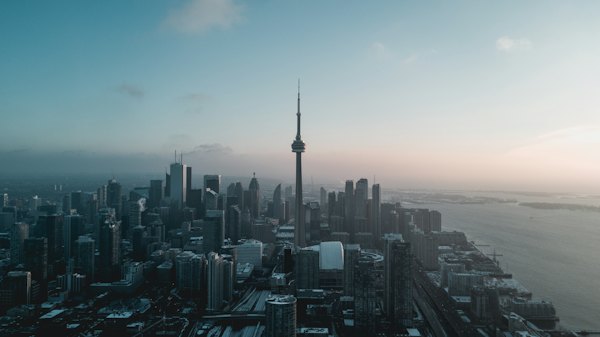 Aerial photography of Toronto, Canada