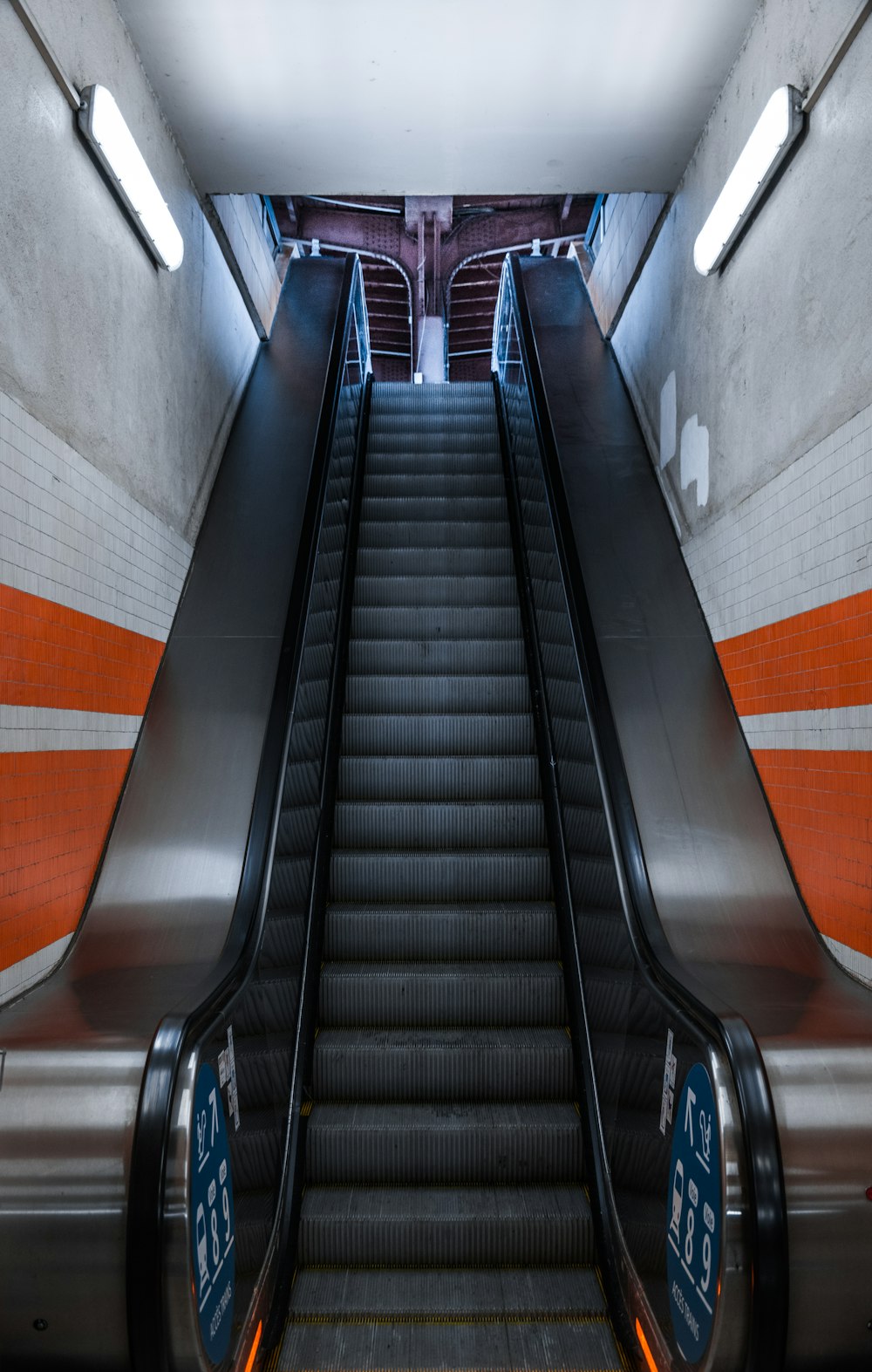 empty escalator