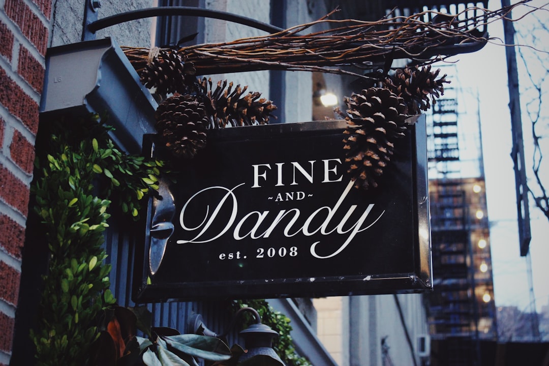 Fine and Dandy signage