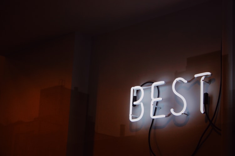 turned on Best neon sign