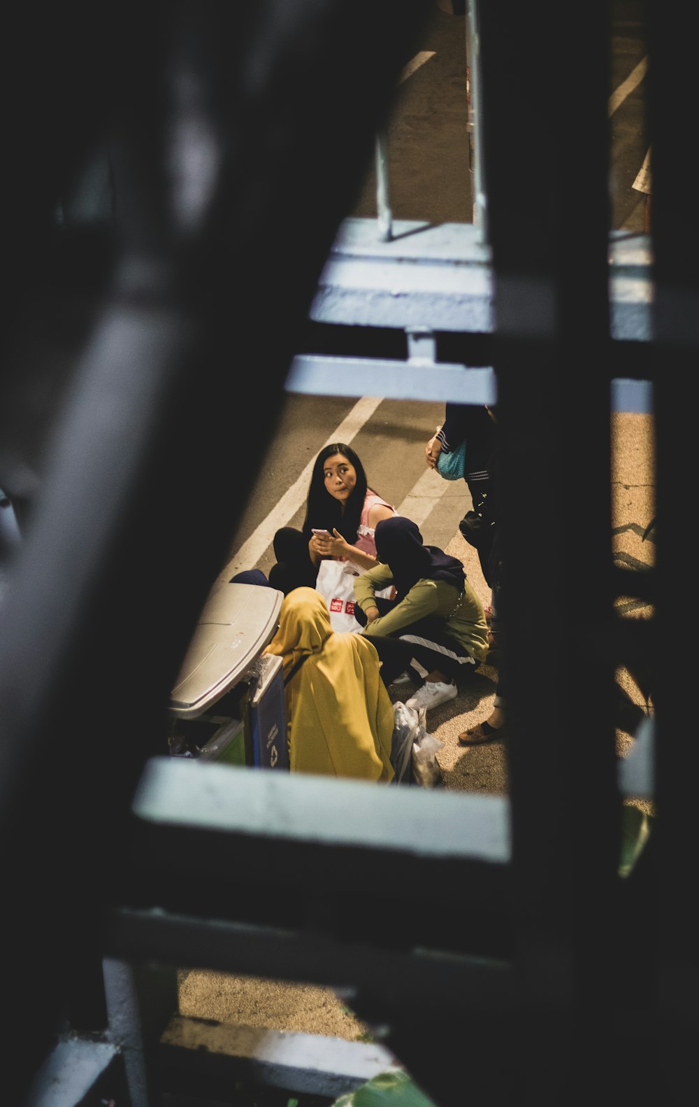 woman sitting on chair