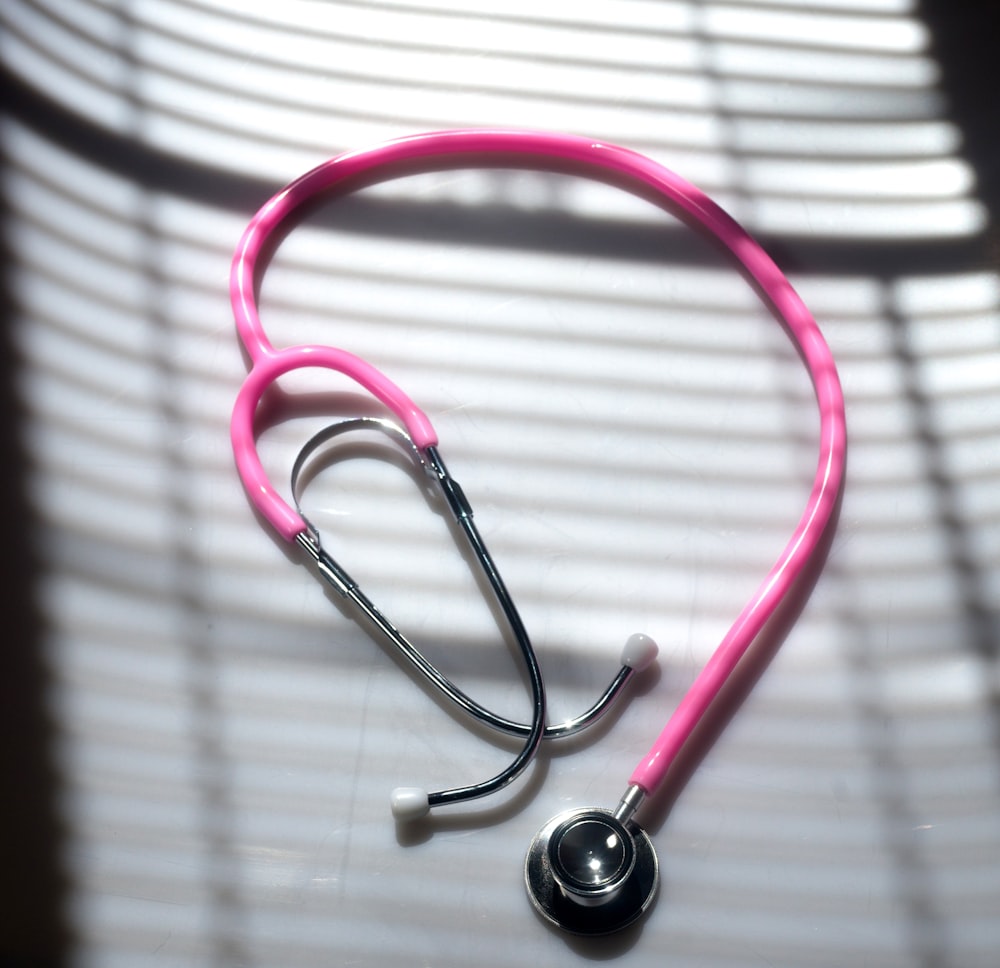 pink stethoscope