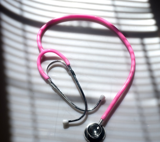 pink stethoscope