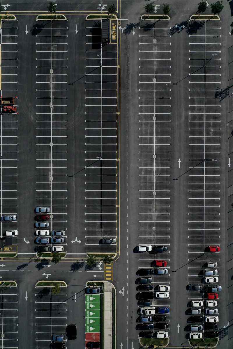 Ingresos y salidas del parking