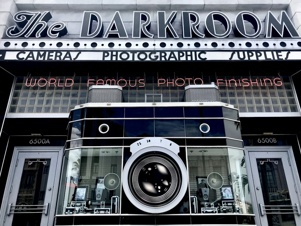 The Darkroom signage