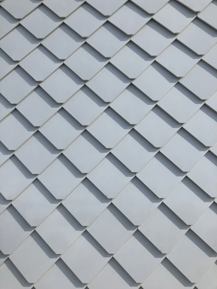 After roof cleaning with clean roof shingles