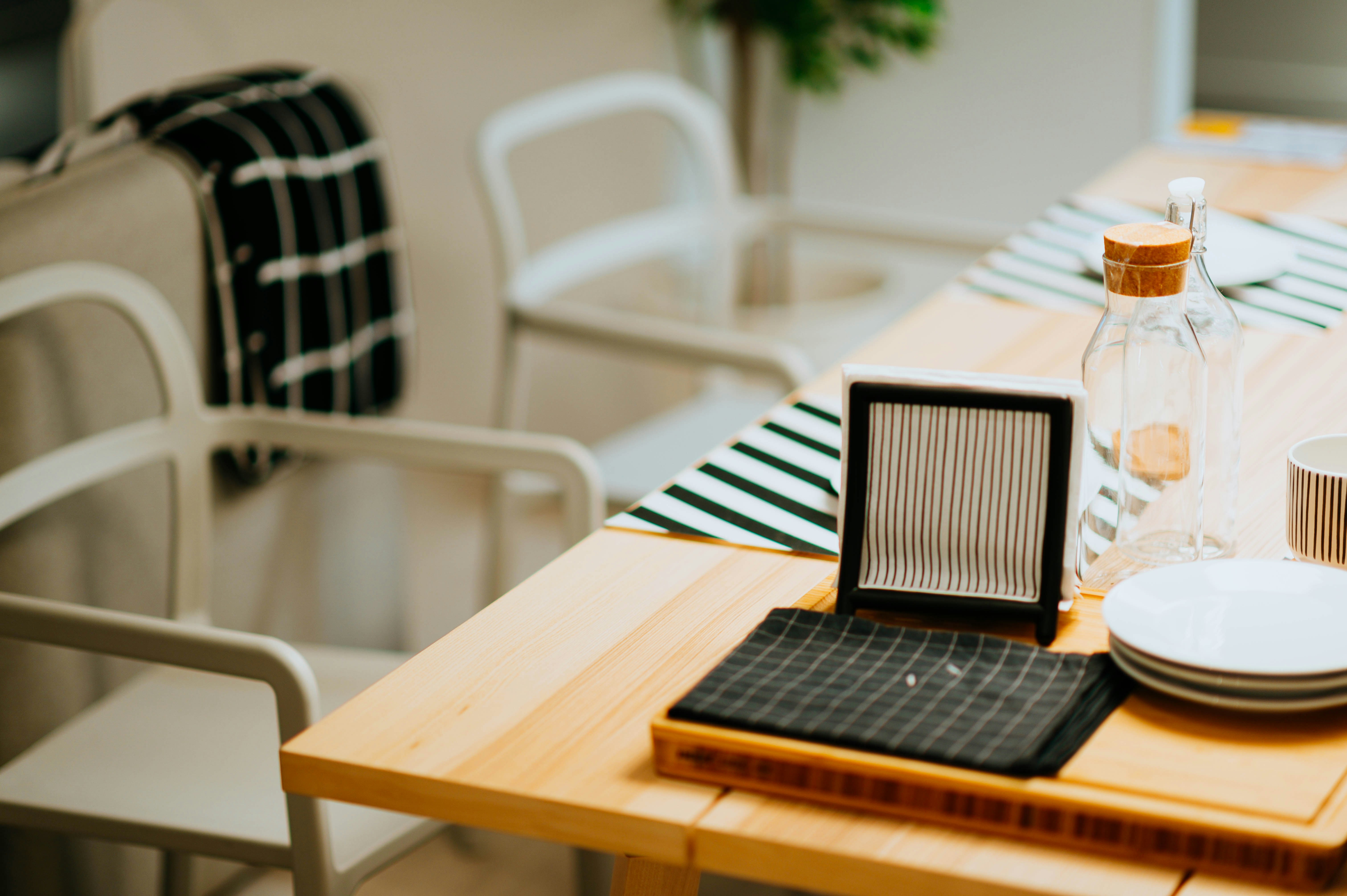 brown wooden armchair